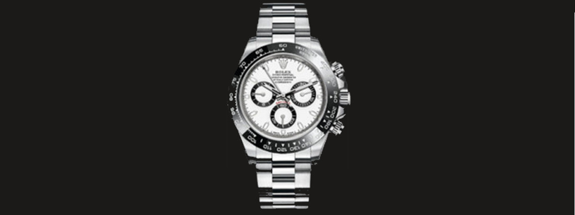 Rolex Daytona ceramic on steel strap