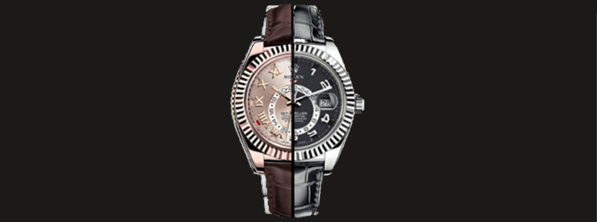 Bracelet cuir Rolex SKY Dweller