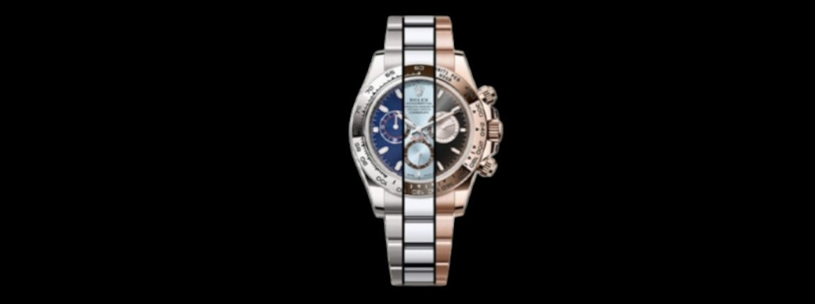 Daytona sur bracelet oyster RG/WG/PT